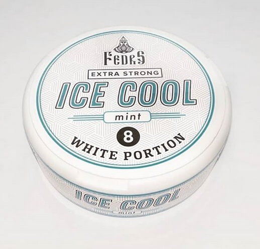 купить Снюс Fedrs Ice Cool Extra Strong mint 8